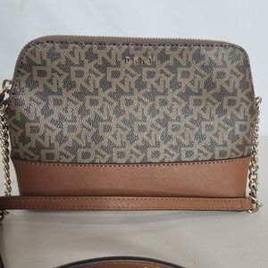 DKNY Bryant Park Top Zip Small Dome Faux Leather Crossbody Bag
